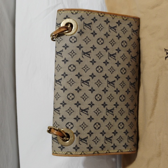 Auth Louis Vuitton Mini Camille Denim Chain Shoulder Bag W Dust Bag SP0070 - Picture 11 of 14